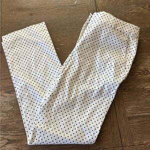 J. Crew  Pants with Black Triangle Design